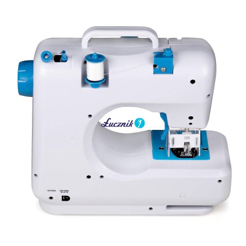 Šicí stroj Lucznik Mini Blue vč. chrániče prstů